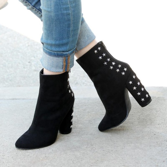 FRH Shoes - FRH Star Studded Ankle Boots